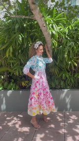 Maria Dress Tropical Bloom
