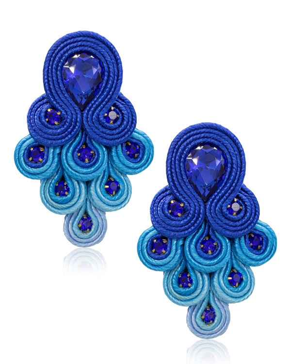 Handmade Jewelry, unique jewelry designs, Colorful Luxury designs, blue