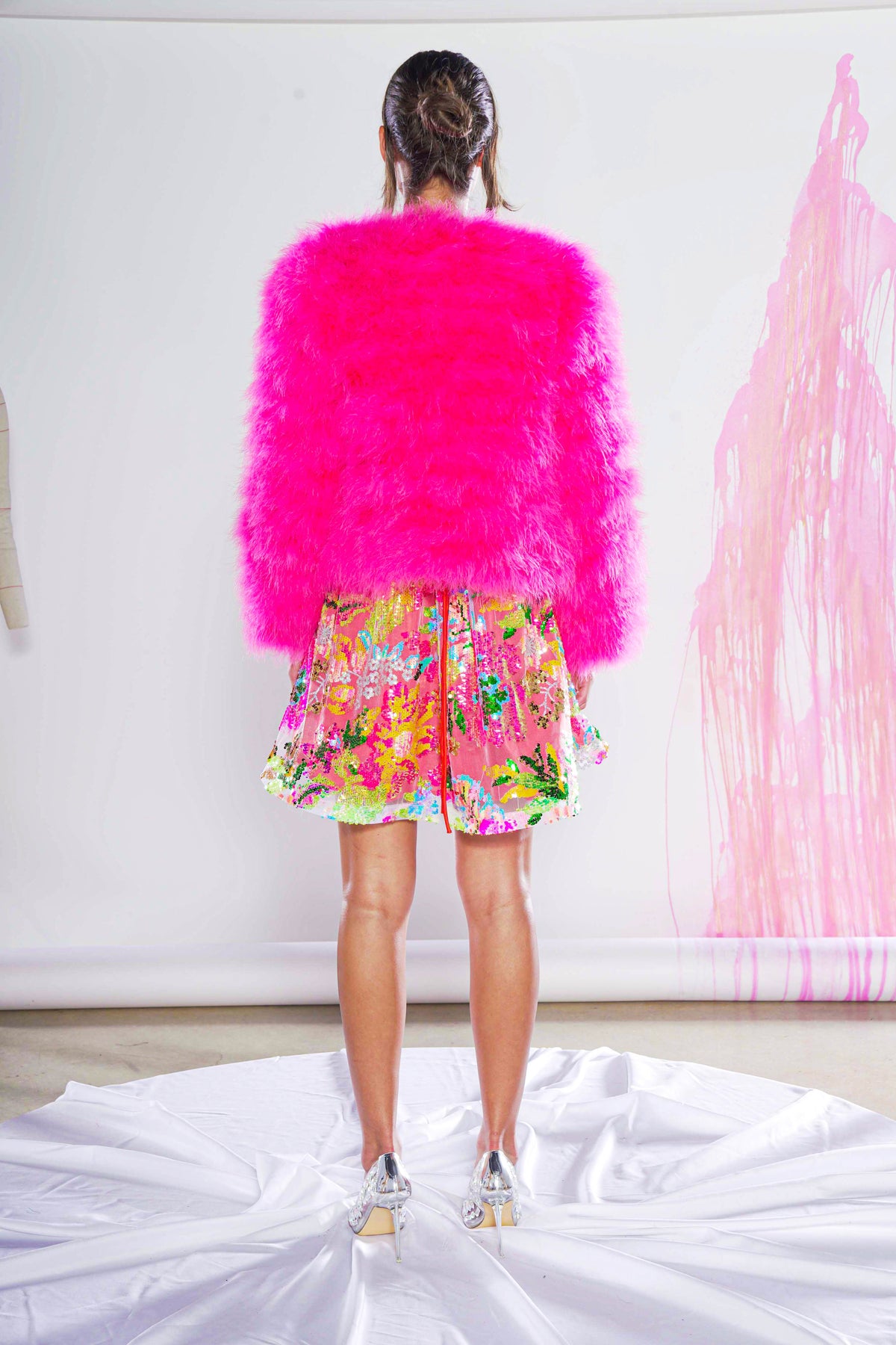 Fallyn Feather Coat